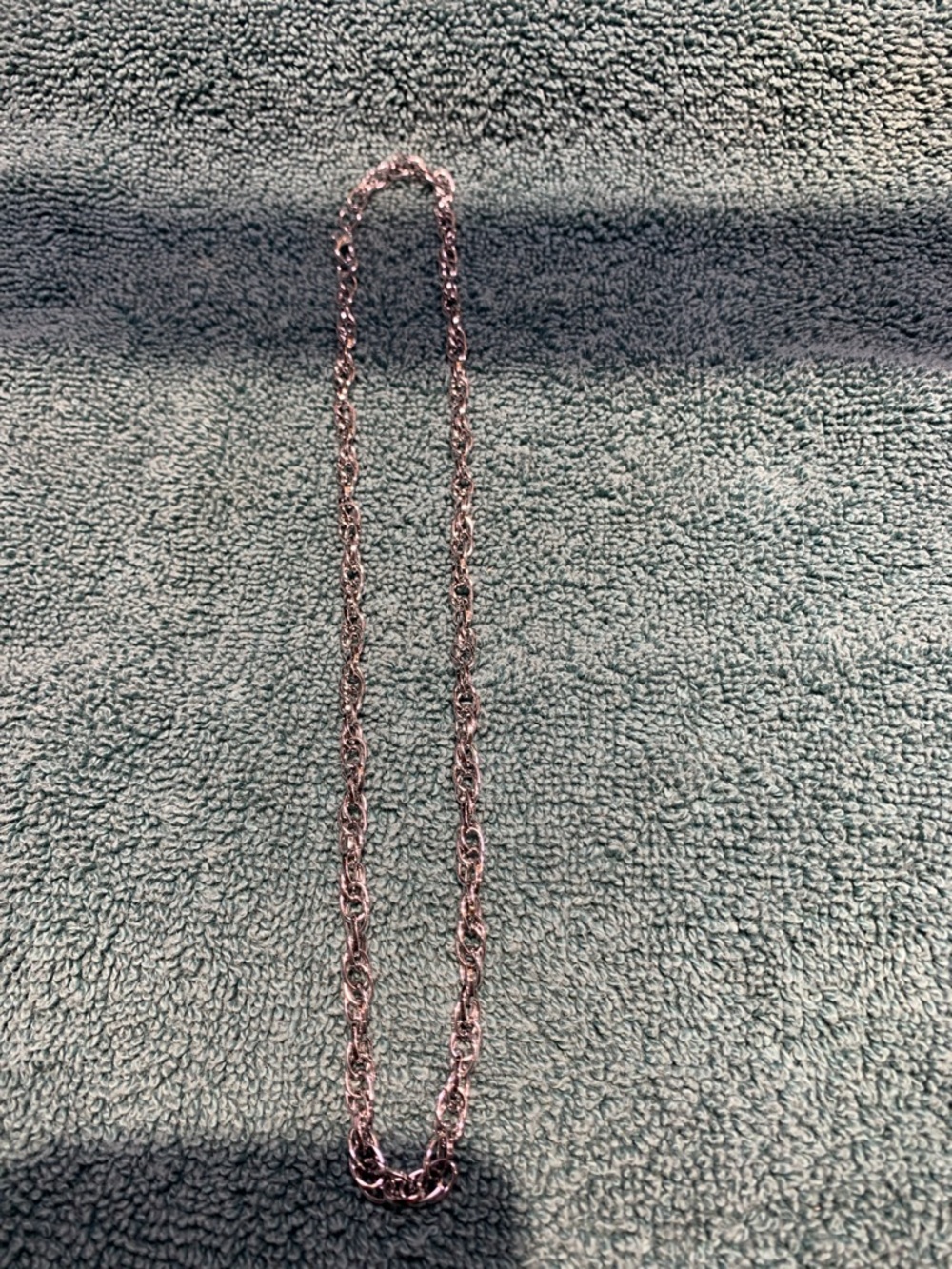 Silver Rope Chain Necklace - Women Jewelry